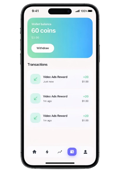 Black iPhone 17 Pro Max wallet balance screen